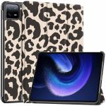 iMoshion Coque tablette Design Trifold Xiaomi Pad 6 / 6 Pro - Leopard