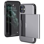 iMoshion Coque arrière avec porte-cartes iPhone 11 - Gris