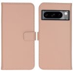 Selencia Étui de téléphone portefeuille en cuir véritable Google Pixel 8 Pro - Dusty Pink