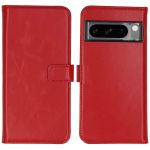 Selencia Étui de téléphone portefeuille en cuir véritable Google Pixel 8 Pro - Rouge
