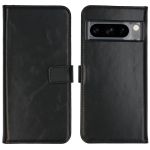 Selencia Étui de téléphone portefeuille en cuir véritable Google Pixel 8 Pro - Noir