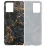 iMoshion Coque Design Motorola Moto G54 - Black Marble