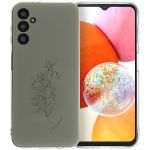 iMoshion Coque Design Samsung Galaxy A14 (5G/4G) - Floral Green