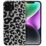 iMoshion Coque Design iPhone 14 - Leopard Transparent