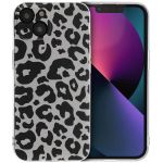 iMoshion Coque Design iPhone 13 - Leopard Transparent