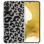 iMoshion Coque Design Samsung Galaxy S22 - Leopard Transparent