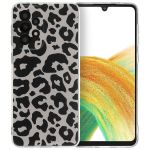 iMoshion Coque Design Samsung Galaxy A33 - Leopard Transparent