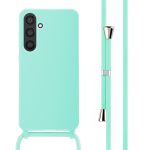 iMoshion Coque en silicone avec cordon Samsung Galaxy S24 Plus - Menthe verte