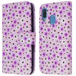 iMoshion Étui de téléphone portefeuille Design Samsung Galaxy A40 - Purple Flowers