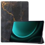 imoshion Coque tablette Design Samsung Tab S9 FE Plus - Black Marble