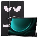 imoshion Coque tablette Design Trifold Samsung Tab S9 FE Plus - Don't touch