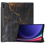 imoshion Coque tablette Design Trifold Samsung Galaxy Tab S9 Ultra - Black Marble