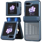 iMoshion Coque arrière Rugged Clear Samsung Galaxy Z Flip 5 - Bleu foncé