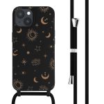 iMoshion Coque design en silicone avec cordon iPhone 15 - Sky Black