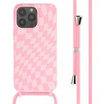 imoshion Coque design en silicone avec cordon iPhone 15 Pro Max - Retro Pink