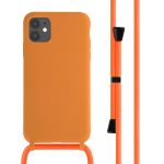 iMoshion ﻿Coque en silicone avec cordon iPhone 11 - Orange