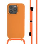 imoshion ﻿Coque en silicone avec cordon iPhone 14 Pro - Orange