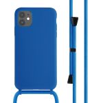 iMoshion ﻿Coque en silicone avec cordon iPhone 11 - Bleu