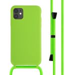 iMoshion ﻿Coque en silicone avec cordon iPhone 11 - Vert Fluo