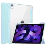 iMoshion Coque tablette rigide Trifold iPad Air 11 pouces (2024) M2 / Air 5 (2022) / Air 4 (2020) - Bleu clair