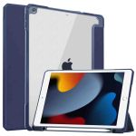 iMoshion Coque tablette rigide Trifold iPad 9 (2021) 10.2 pouces / iPad 8 (2020) 10.2 pouces / iPad 7 (2019) 10.2 pouces - Bleu foncé