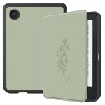 imoshion Slim Soft Sleepcover Kobo Clara 2E / Tolino Shine 4 - Floral Green