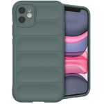 iMoshion Coque arrière EasyGrip iPhone 11 - Vert foncé