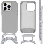 iMoshion Coque de couleur avec cordon amovible iPhone 14 Pro - Gris