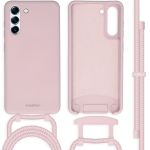 imoshion Coque de couleur avec cordon amovible Samsung Galaxy S21 FE - Rose