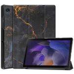 iMoshion Coque tablette Design Trifold Samsung Galaxy Tab A8 - Black Marble