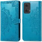 imoshion Etui de téléphone portefeuille Mandala Motorola Moto G04 / G24 - Turquoise