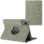 iMoshion Coque tablette Design rotatif à 360° Lenovo Tab M11 - Green Flowers