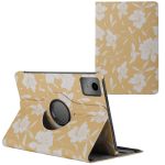 iMoshion Coque tablette Design rotatif à 360° Lenovo Tab M11 - Yellow Flowers