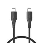 imoshion Braided USB-C vers câble USB-C - 0,5 mètre - Noir