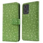 imoshion Étui de téléphone portefeuille Design Motorola Moto G24 Power - Green Flowers