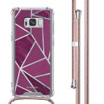 imoshion Coque Design avec cordon Samsung Galaxy S8 - Bordeaux Graphic