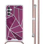 iMoshion Coque Design avec cordon Samsung Galaxy A15 (5G/4G) - Bordeaux Graphic