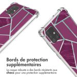 imoshion Coque Design avec cordon Samsung Galaxy A51 - Bordeaux Graphic