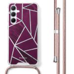 imoshion Coque Design avec cordon Samsung Galaxy A55 - Bordeaux Graphic