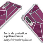 imoshion Coque Design avec cordon Samsung Galaxy A70 - Bordeaux Graphic