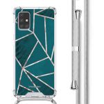 imoshion Coque Design avec cordon Samsung Galaxy A71 - Petrol Green Graphic