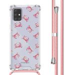 imoshion Coque Design avec cordon Samsung Galaxy A71 - Crab Watercolor