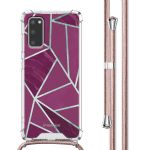 imoshion Coque Design avec cordon Samsung Galaxy S20 - Bordeaux Graphic