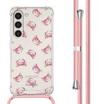 imoshion Coque Design avec cordon Samsung Galaxy S23 Plus - Crab Watercolor