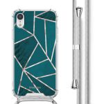 imoshion Coque Design avec cordon iPhone Xr - Petrol Green Graphic