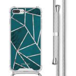 imoshion Coque Design avec cordon iPhone 8 Plus / 7 Plus - Petrol Green Graphic