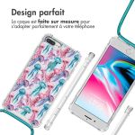 imoshion Coque Design avec cordon iPhone 8 Plus / 7 Plus - Jellyfish Watercolor