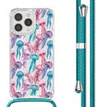 iMoshion Coque Design avec cordon iPhone 15 Pro - Jellyfish Watercolor