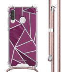 imoshion Coque Design avec cordon Huawei P30 Lite - Bordeaux Graphic