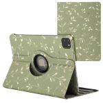 imoshion Coque tablette Design rotatif à 360° iPad Pro 11 (2024) M4 - Green Flowers